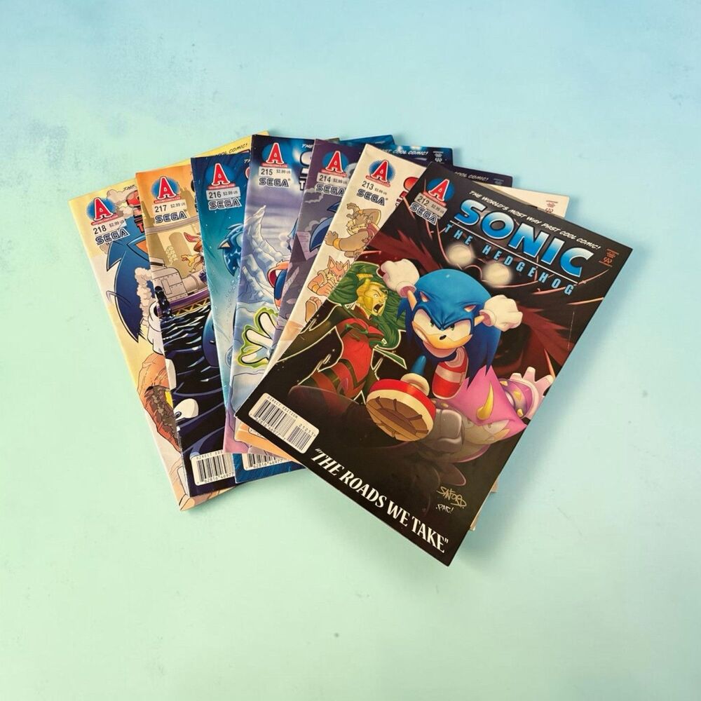 Archie Comics Sonic the Hedgehog Comic Book Lot of 7 Issues #212-218